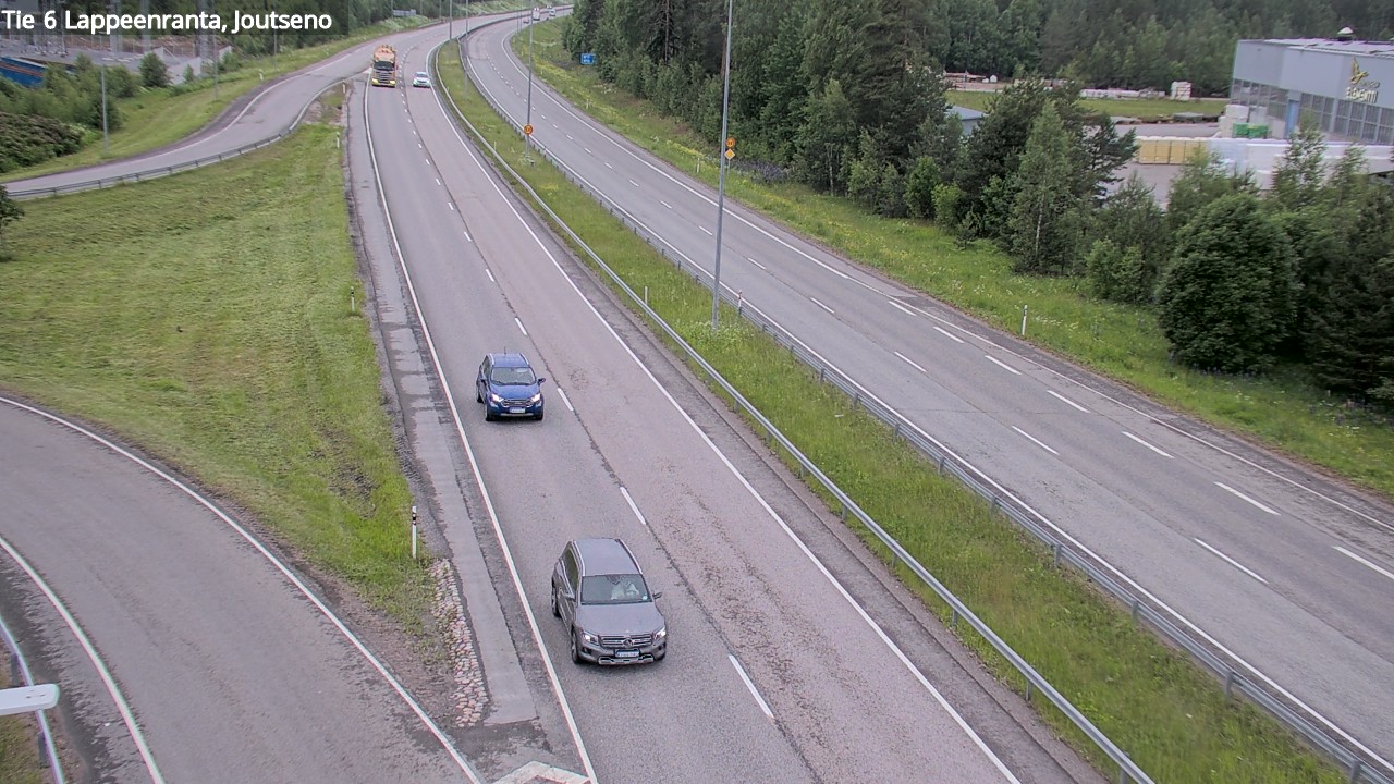 Weather Camera Image Väg 6 Villmanstrand, jotseno, Lappeenranta, Etelä-Karjala