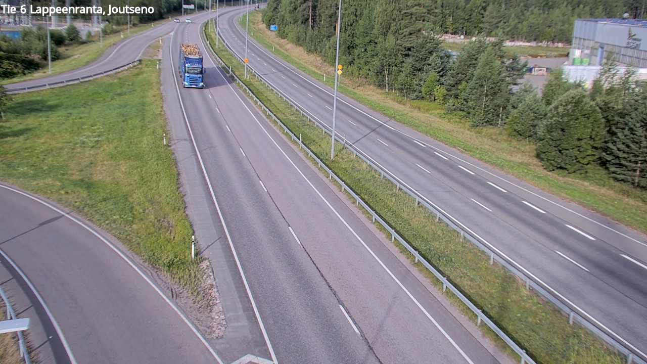 Weather Camera Image Road 6 Lappeenranta, Joutseno, Lappeenranta, Etelä-Karjala