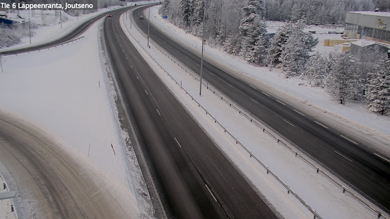 Weather Camera Image Road 6 Lappeenranta, Joutseno, Lappeenranta, Etelä-Karjala