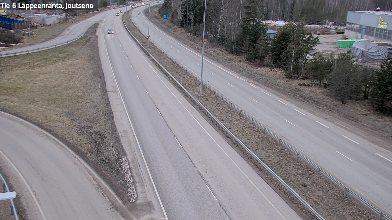 Weather Camera Image Väg 6 Villmanstrand, jotseno, Lappeenranta, Etelä-Karjala