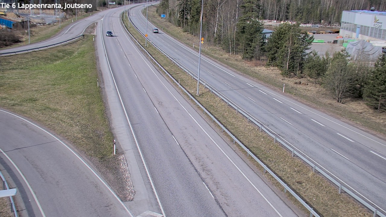 Weather Camera Image Väg 6 Villmanstrand, jotseno, Lappeenranta, Etelä-Karjala