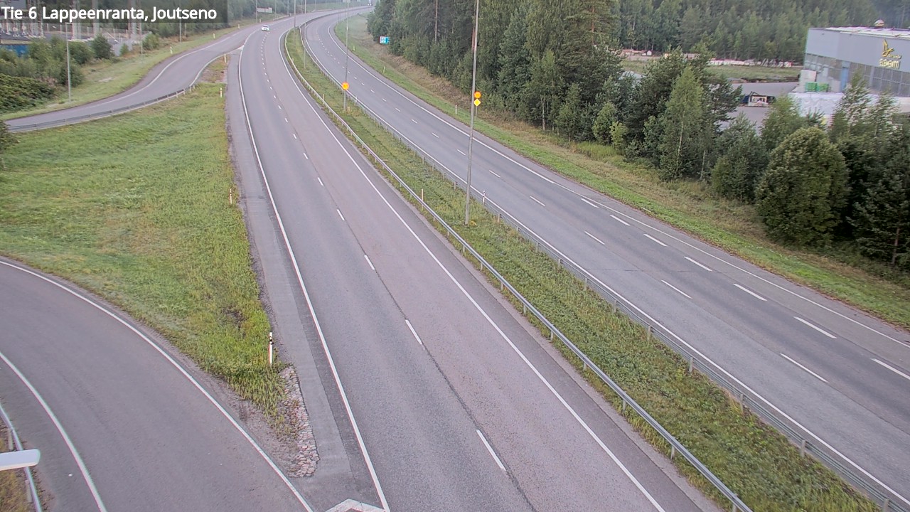 Weather Camera Image Road 6 Lappeenranta, Joutseno, Lappeenranta, Etelä-Karjala