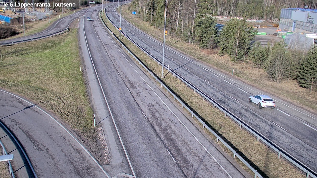 Weather Camera Image Väg 6 Villmanstrand, jotseno, Lappeenranta, Etelä-Karjala