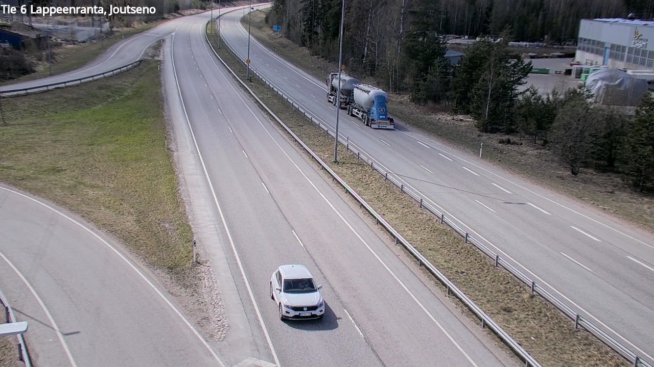 Weather Camera Image Väg 6 Villmanstrand, jotseno, Lappeenranta, Etelä-Karjala