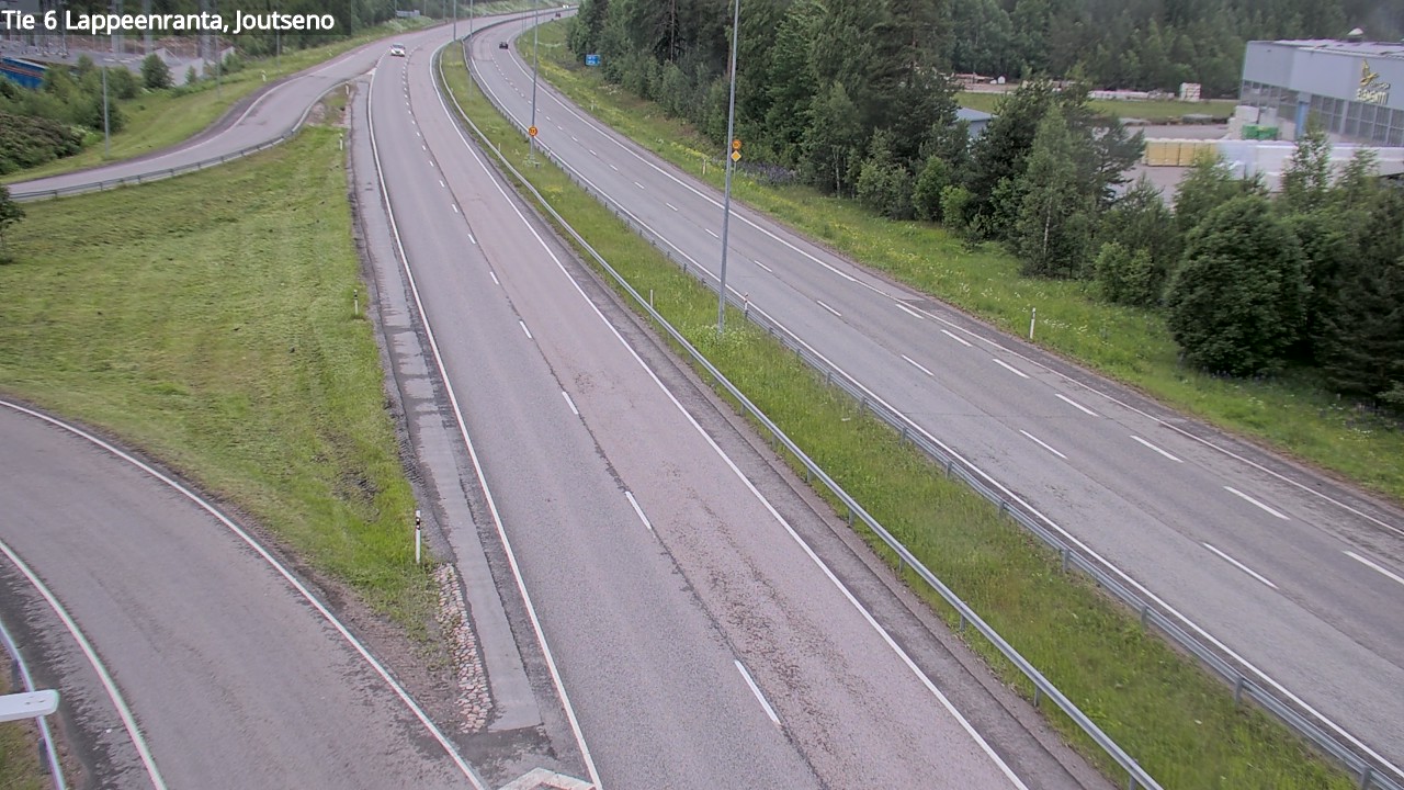 Weather Camera Image Väg 6 Villmanstrand, jotseno, Lappeenranta, Etelä-Karjala
