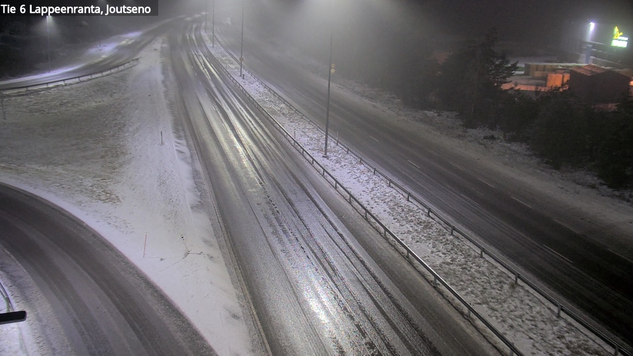 Weather Camera Image Road 6 Lappeenranta, Joutseno, Lappeenranta, Etelä-Karjala