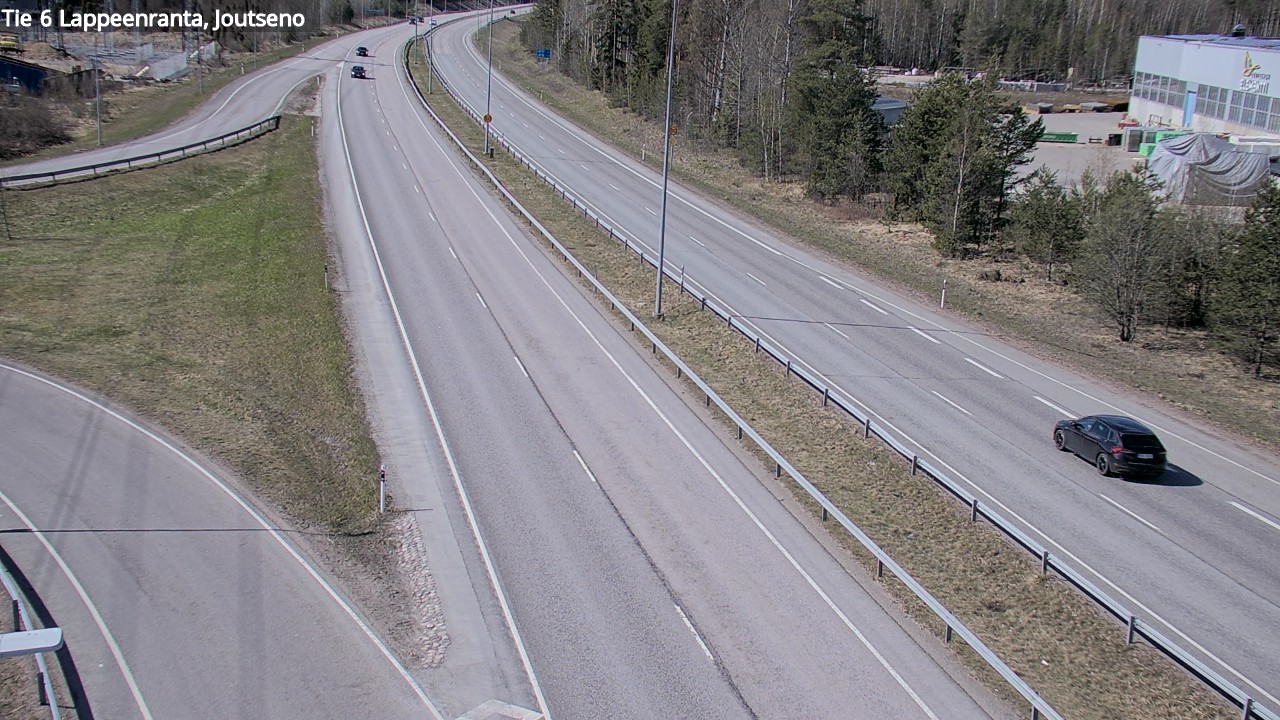 Weather Camera Image Väg 6 Villmanstrand, jotseno, Lappeenranta, Etelä-Karjala
