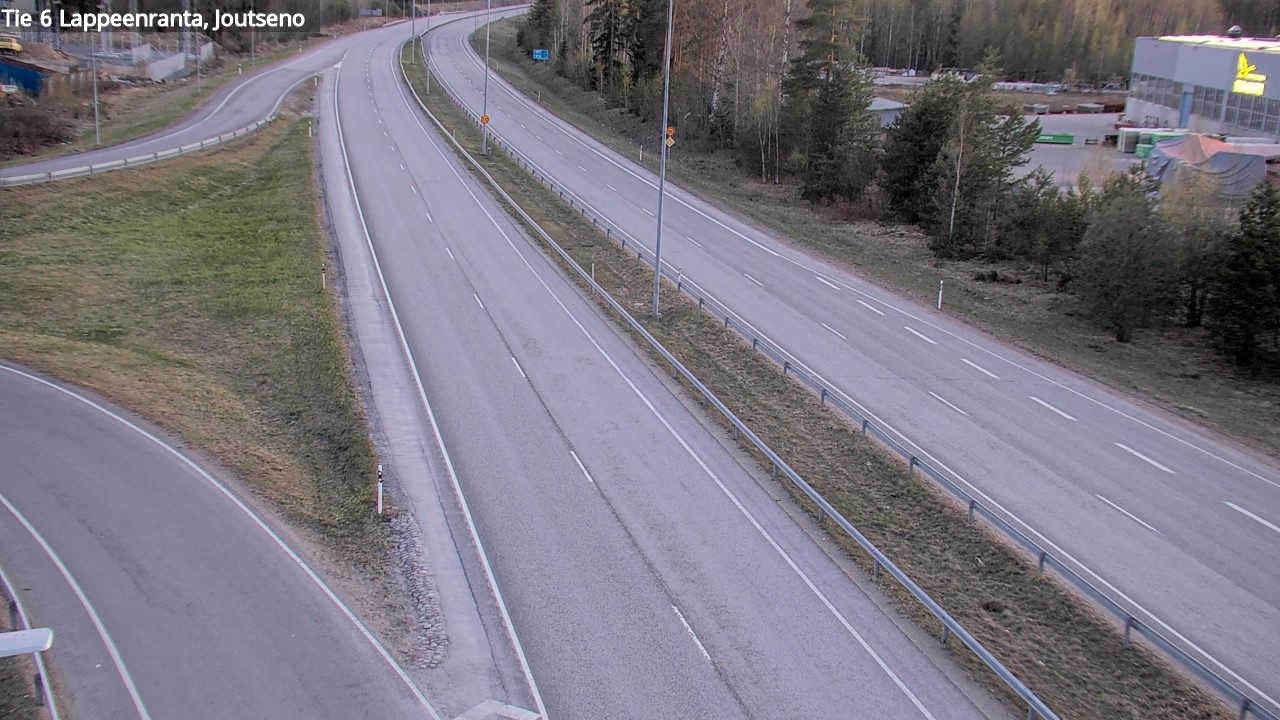 Weather Camera Image Väg 6 Villmanstrand, jotseno, Lappeenranta, Etelä-Karjala