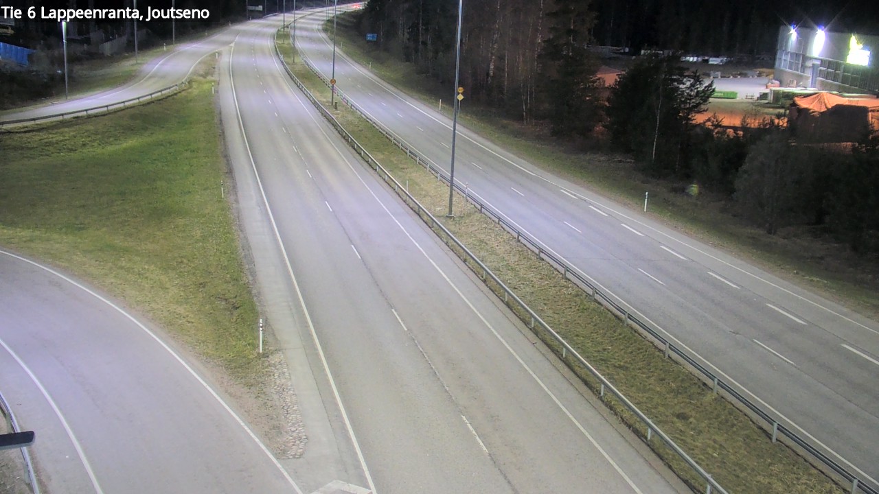 Weather Camera Image Road 6 Lappeenranta, Joutseno, Lappeenranta, Etelä-Karjala
