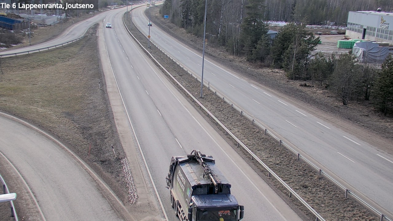 Weather Camera Image Väg 6 Villmanstrand, jotseno, Lappeenranta, Etelä-Karjala