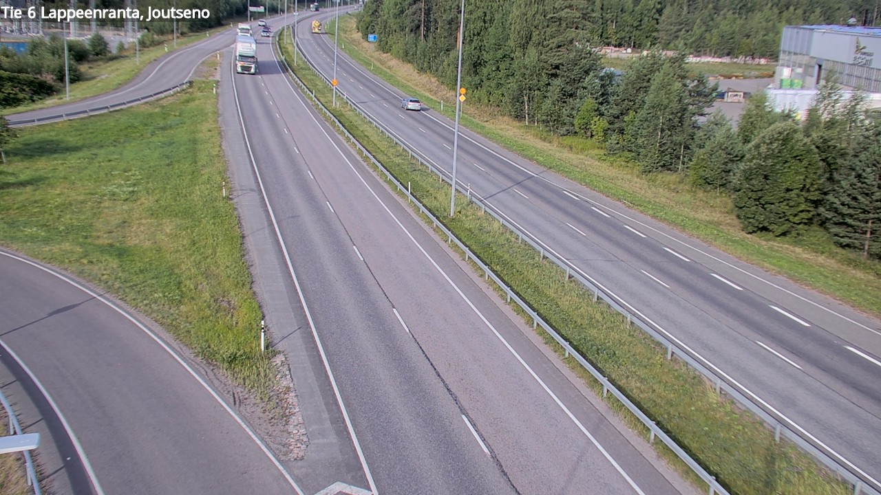 Weather Camera Image Road 6 Lappeenranta, Joutseno, Lappeenranta, Etelä-Karjala