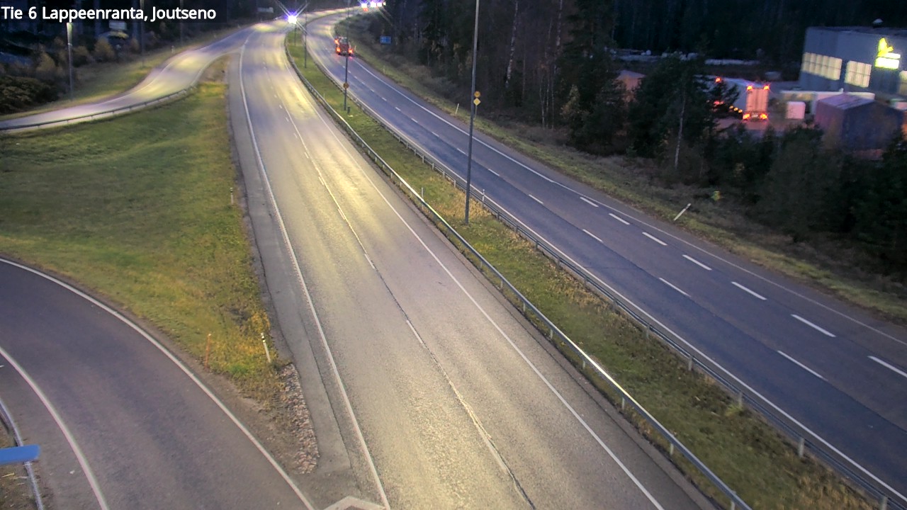 Weather Camera Image Road 6 Lappeenranta, Joutseno, Lappeenranta, Etelä-Karjala
