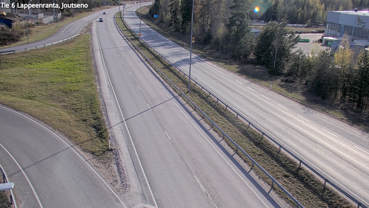Weather Camera Image Väg 6 Villmanstrand, jotseno, Lappeenranta, Etelä-Karjala