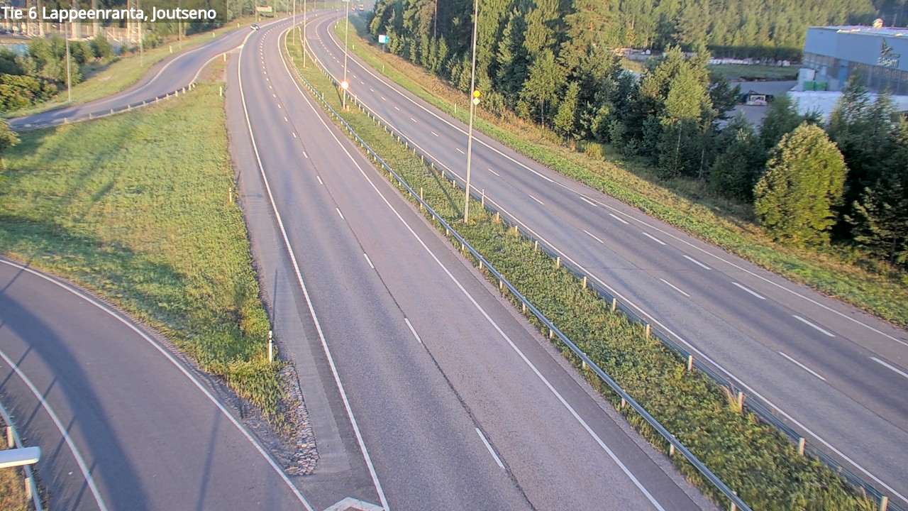 Weather Camera Image Road 6 Lappeenranta, Joutseno, Lappeenranta, Etelä-Karjala