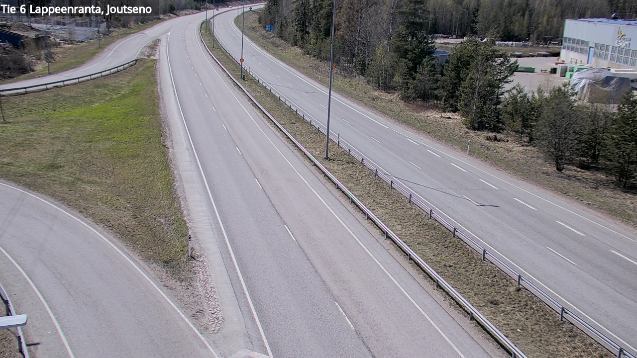 Weather Camera Image Väg 6 Villmanstrand, jotseno, Lappeenranta, Etelä-Karjala