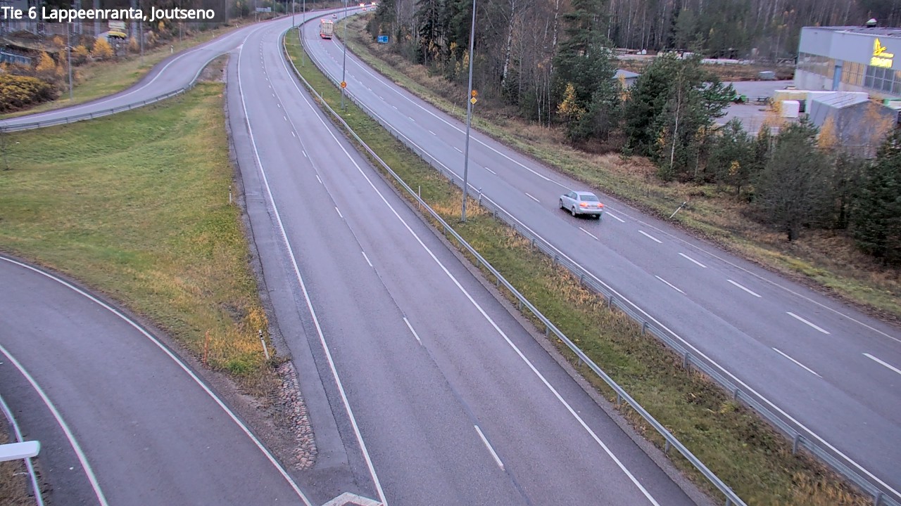 Weather Camera Image Road 6 Lappeenranta, Joutseno, Lappeenranta, Etelä-Karjala