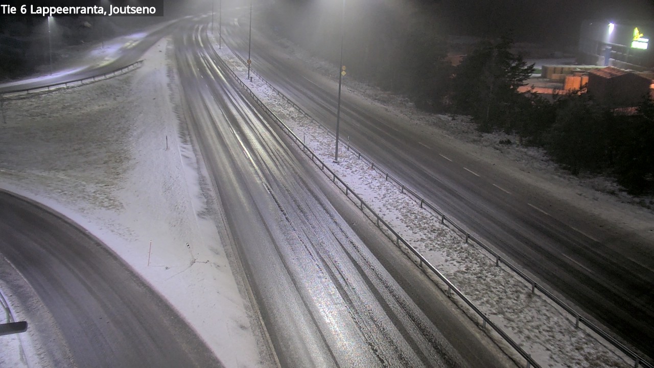 Weather Camera Image Road 6 Lappeenranta, Joutseno, Lappeenranta, Etelä-Karjala