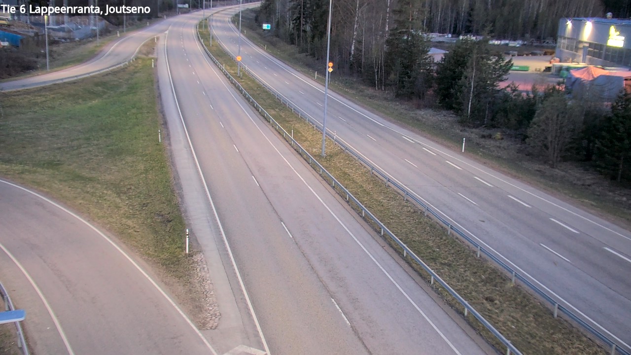 Weather Camera Image Road 6 Lappeenranta, Joutseno, Lappeenranta, Etelä-Karjala