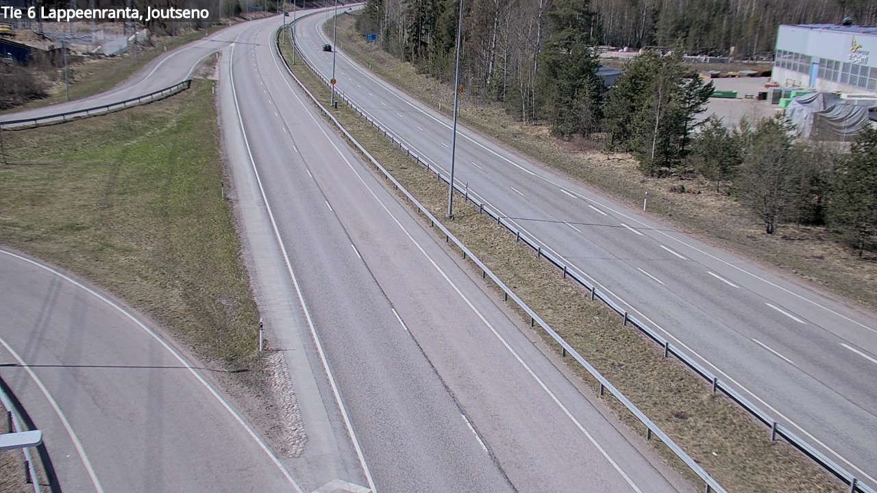 Weather Camera Image Väg 6 Villmanstrand, jotseno, Lappeenranta, Etelä-Karjala