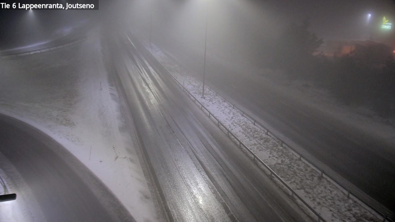 Weather Camera Image Road 6 Lappeenranta, Joutseno, Lappeenranta, Etelä-Karjala