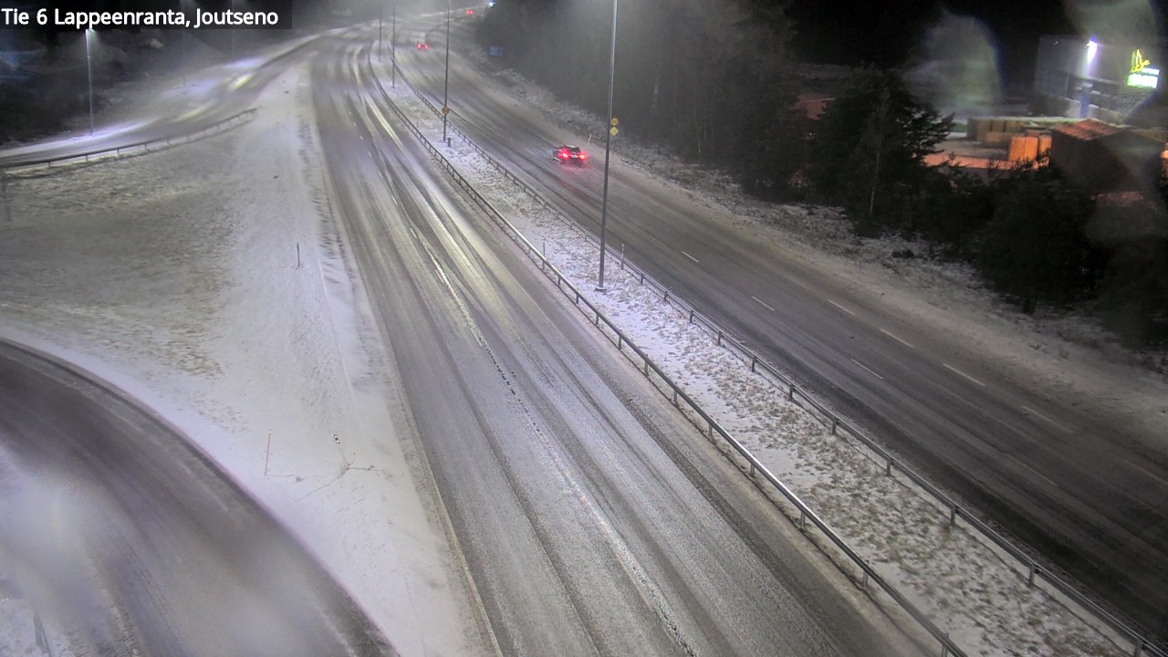 Weather Camera Image Road 6 Lappeenranta, Joutseno, Lappeenranta, Etelä-Karjala
