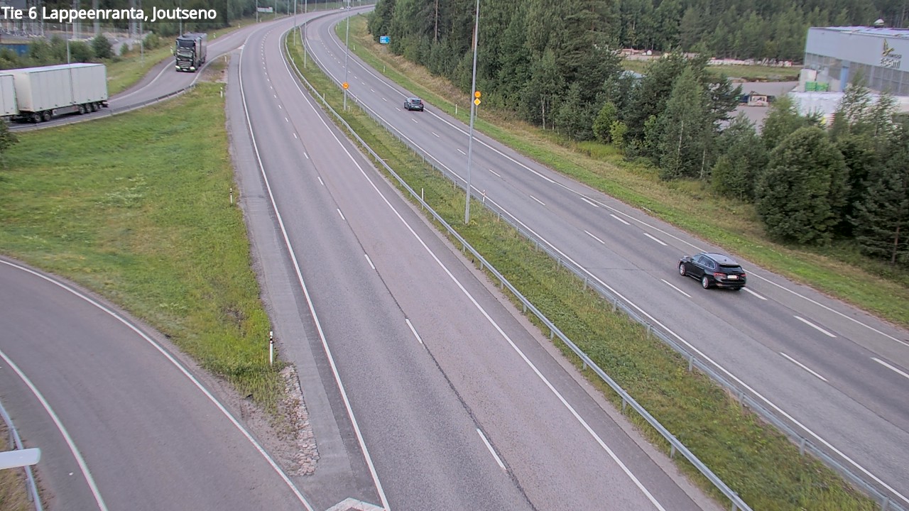 Weather Camera Image Road 6 Lappeenranta, Joutseno, Lappeenranta, Etelä-Karjala