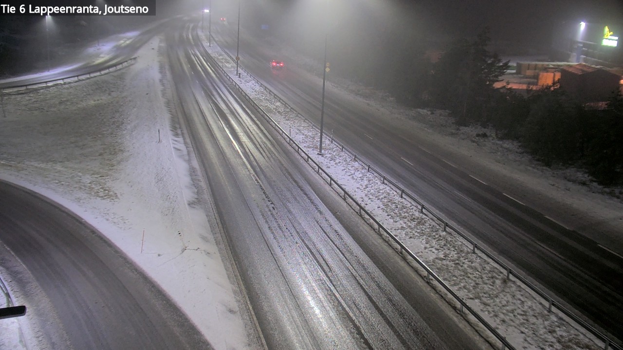 Weather Camera Image Road 6 Lappeenranta, Joutseno, Lappeenranta, Etelä-Karjala