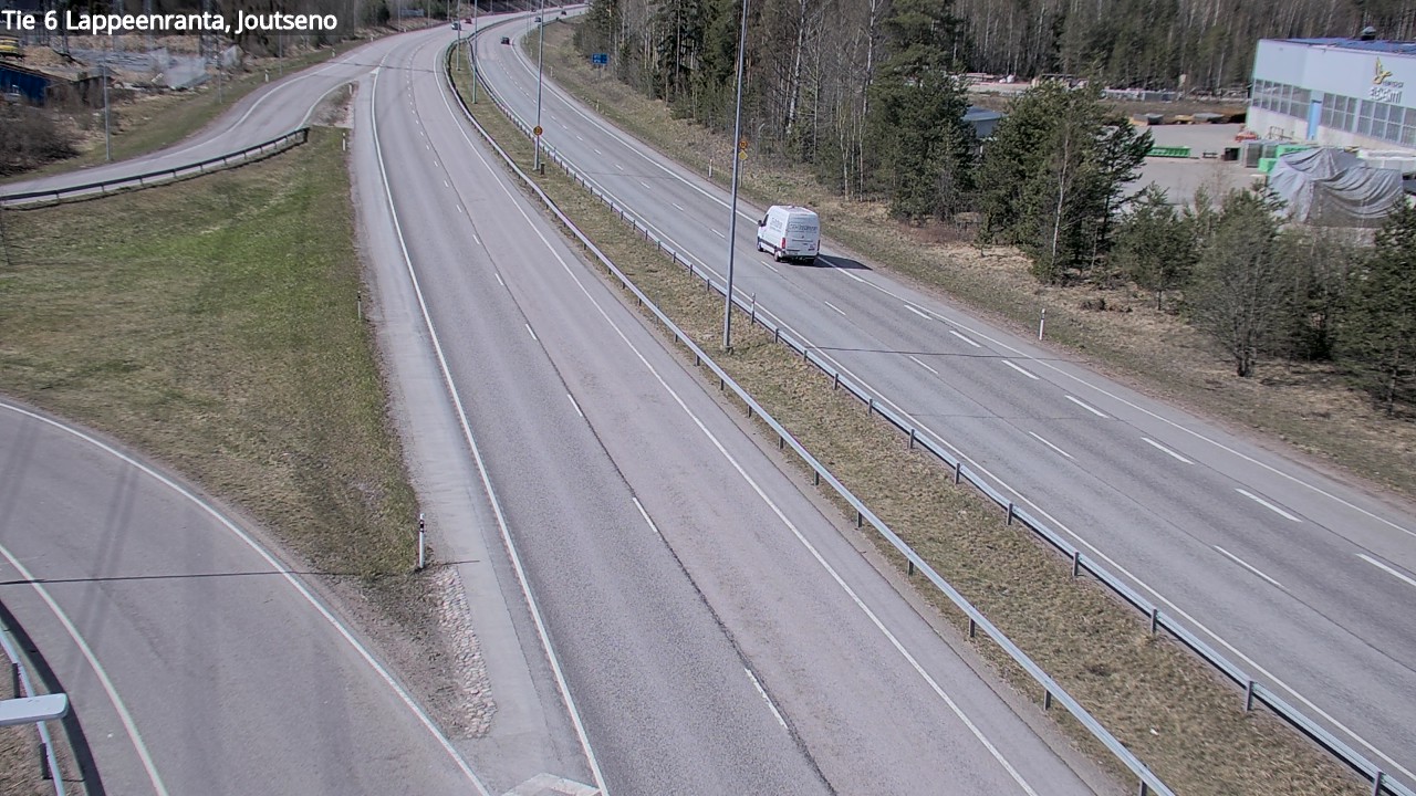 Weather Camera Image Väg 6 Villmanstrand, jotseno, Lappeenranta, Etelä-Karjala