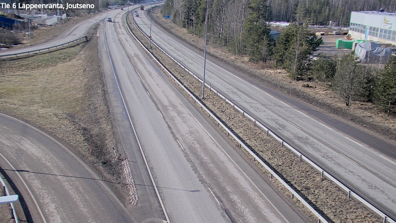 Weather Camera Image Väg 6 Villmanstrand, jotseno, Lappeenranta, Etelä-Karjala