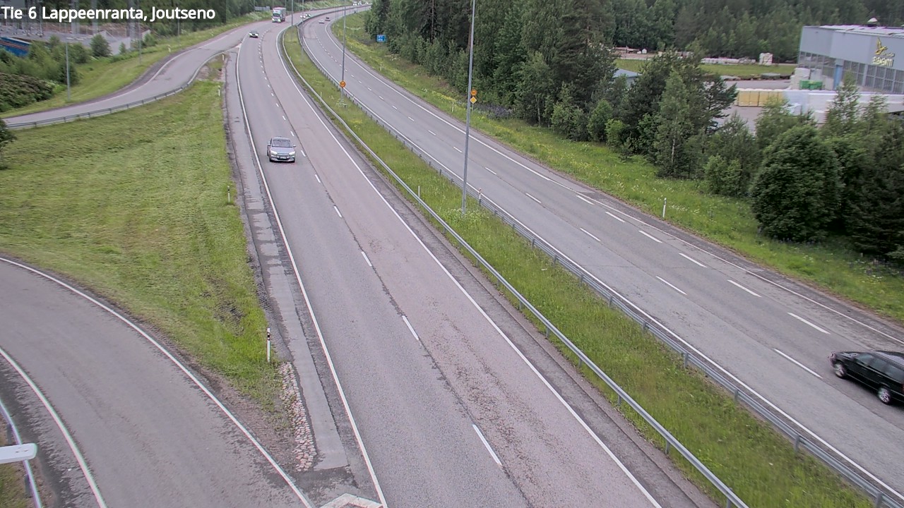 Weather Camera Image Väg 6 Villmanstrand, jotseno, Lappeenranta, Etelä-Karjala