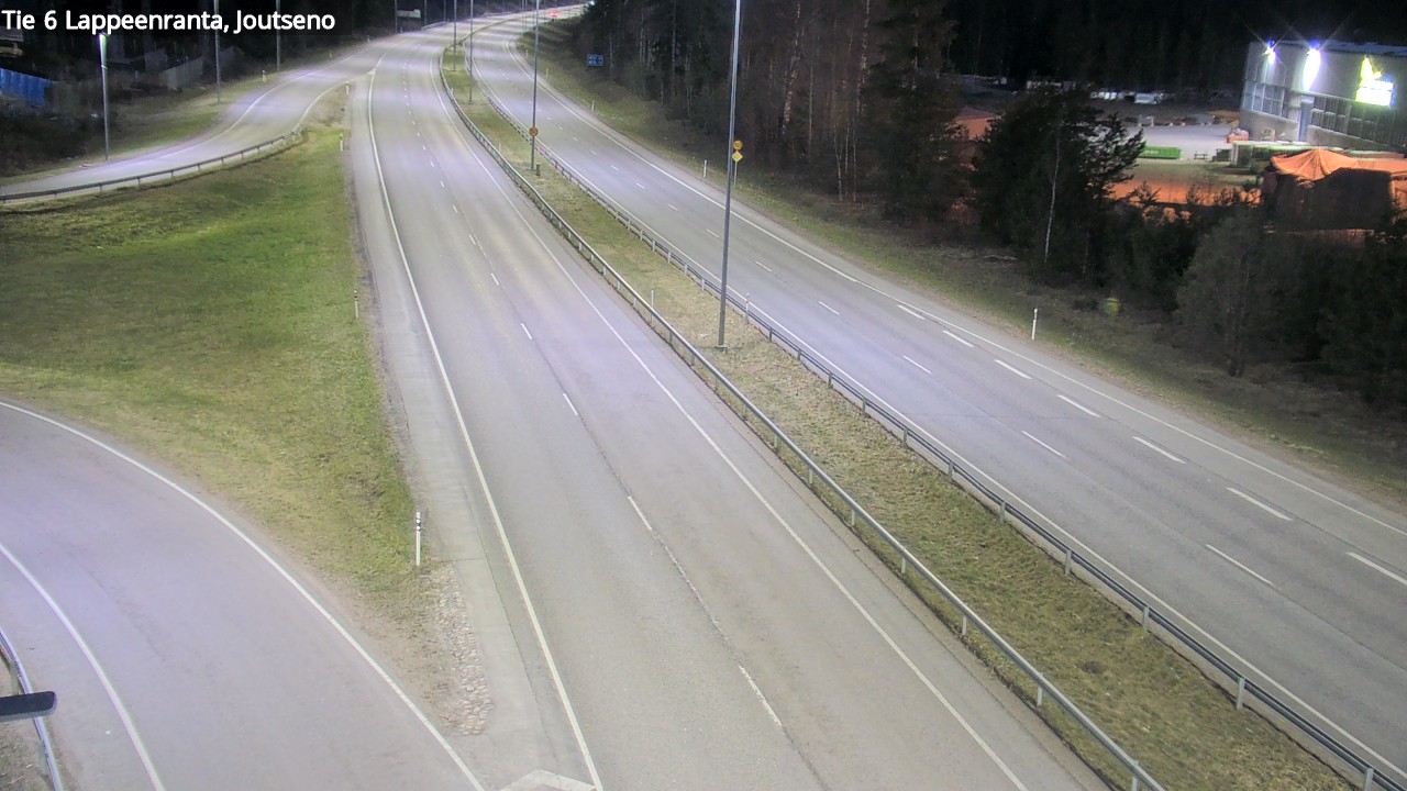 Weather Camera Image Väg 6 Villmanstrand, jotseno, Lappeenranta, Etelä-Karjala