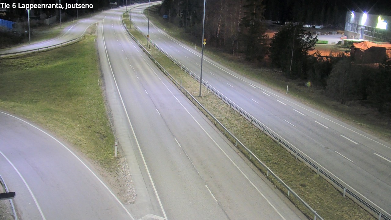 Weather Camera Image Road 6 Lappeenranta, Joutseno, Lappeenranta, Etelä-Karjala