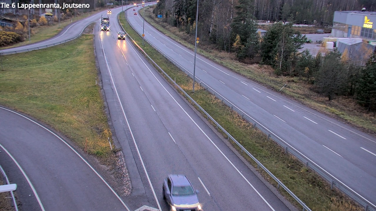 Weather Camera Image Road 6 Lappeenranta, Joutseno, Lappeenranta, Etelä-Karjala