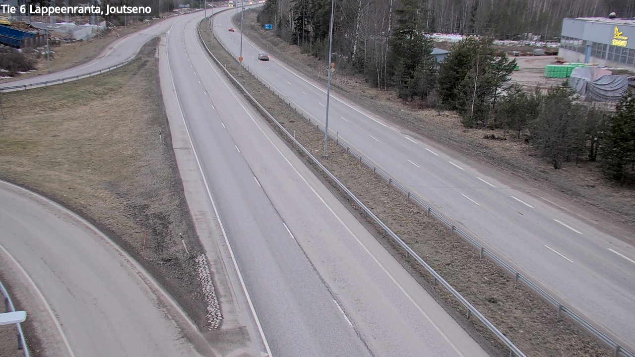Weather Camera Image Väg 6 Villmanstrand, jotseno, Lappeenranta, Etelä-Karjala
