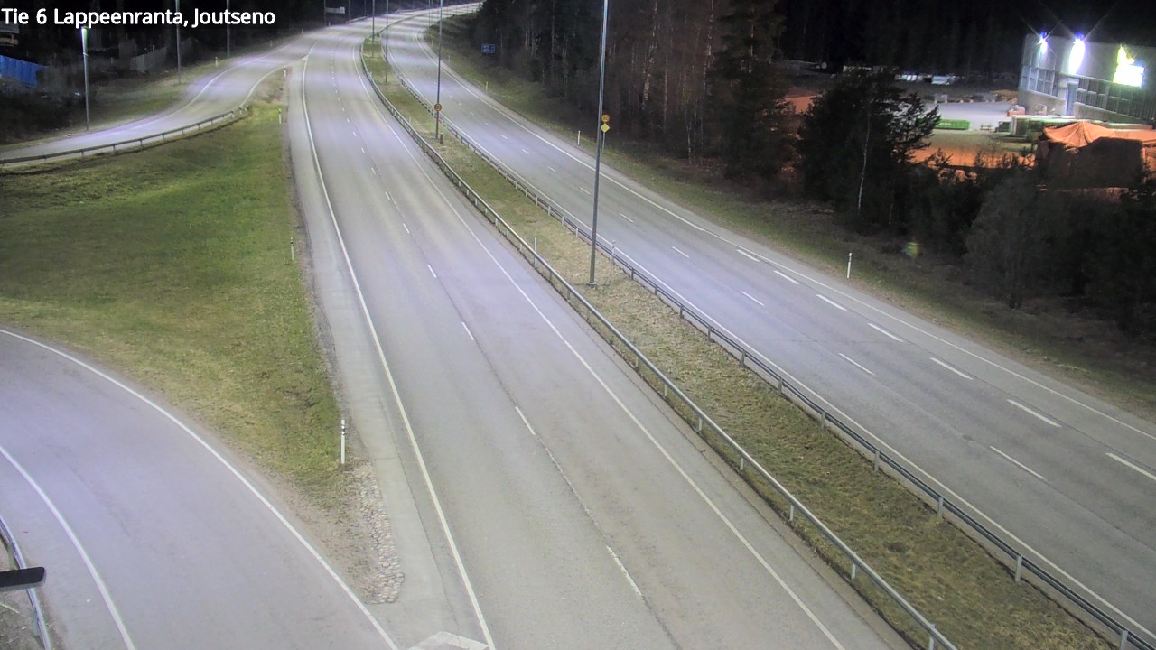 Weather Camera Image Road 6 Lappeenranta, Joutseno, Lappeenranta, Etelä-Karjala