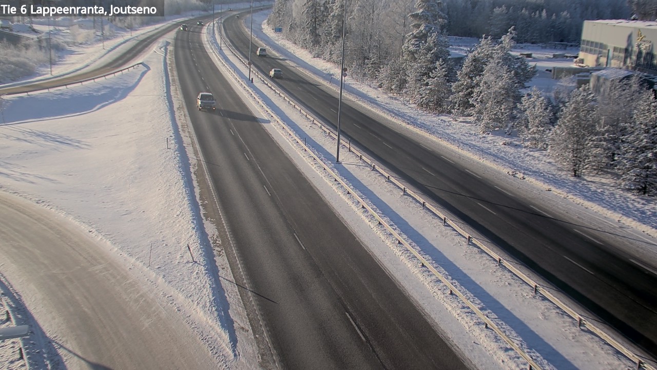 Weather Camera Image Road 6 Lappeenranta, Joutseno, Lappeenranta, Etelä-Karjala