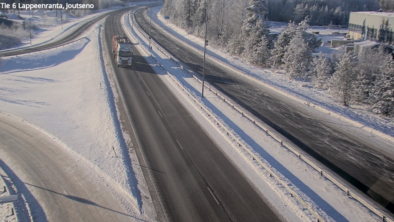 Weather Camera Image Road 6 Lappeenranta, Joutseno, Lappeenranta, Etelä-Karjala