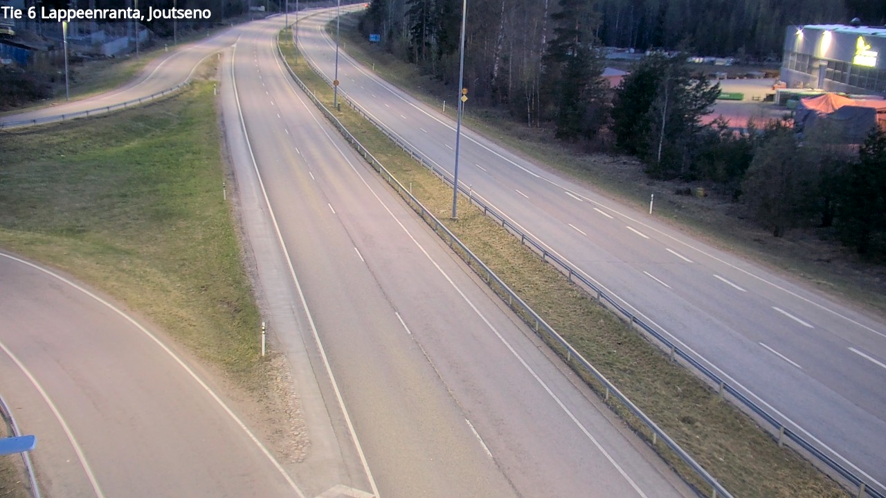 Weather Camera Image Väg 6 Villmanstrand, jotseno, Lappeenranta, Etelä-Karjala