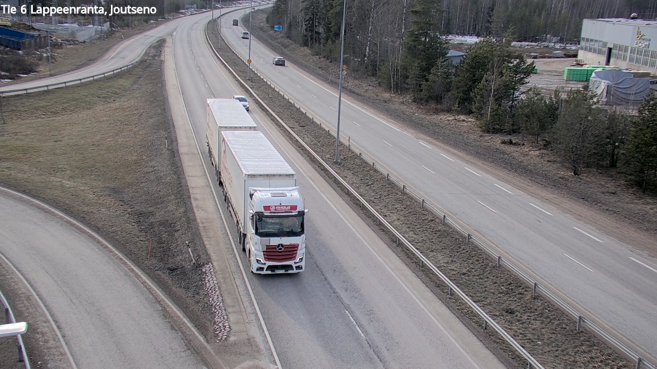 Weather Camera Image Väg 6 Villmanstrand, jotseno, Lappeenranta, Etelä-Karjala