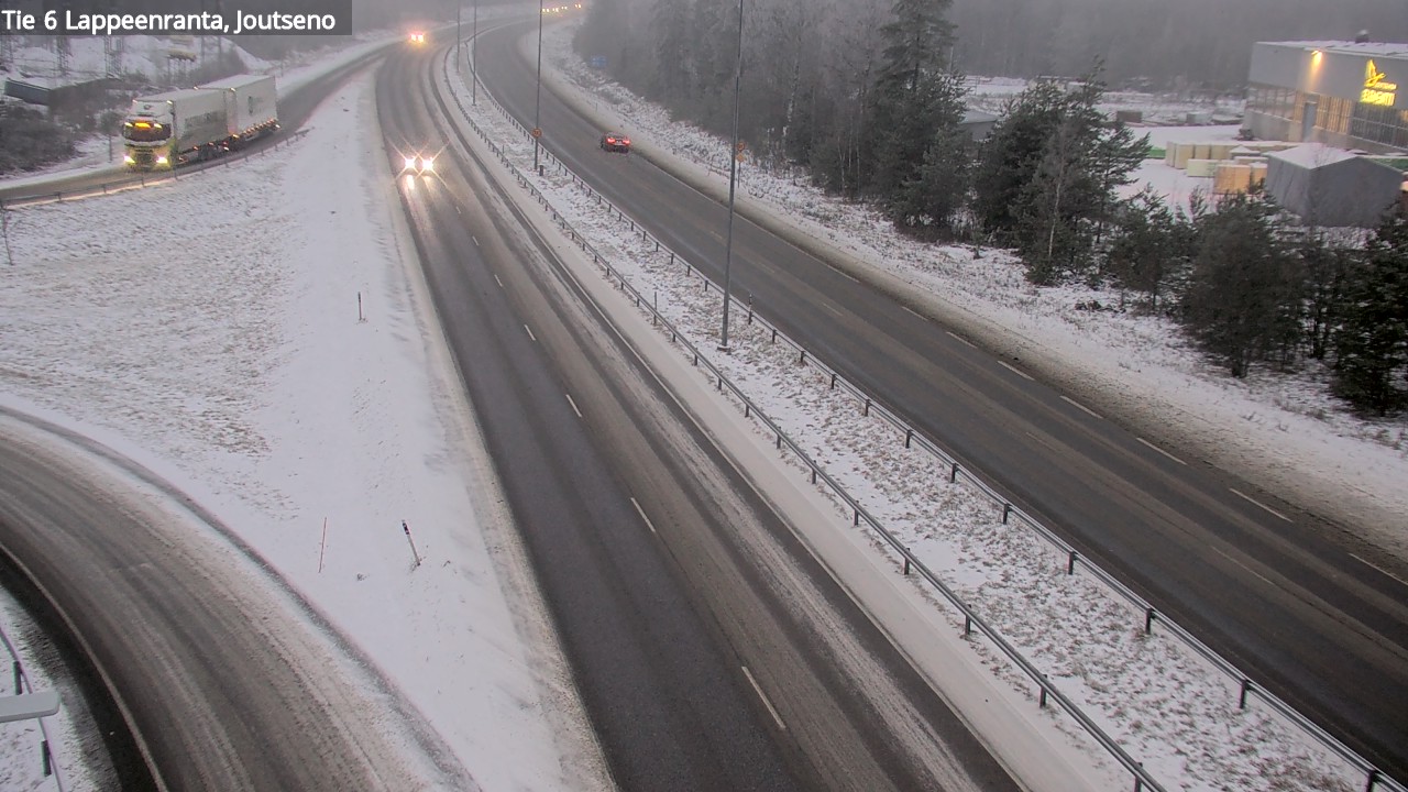 Weather Camera Image Road 6 Lappeenranta, Joutseno, Lappeenranta, Etelä-Karjala