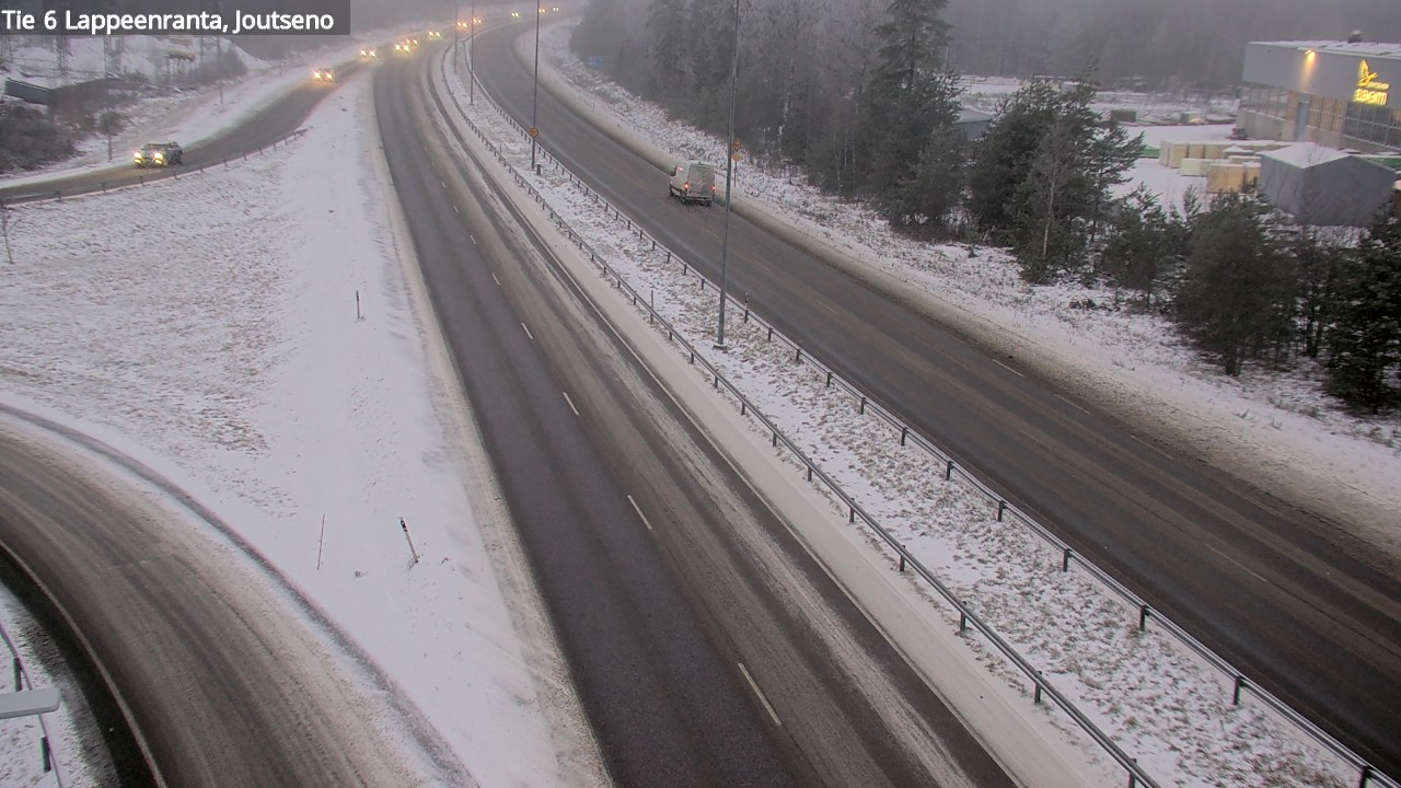 Weather Camera Image Road 6 Lappeenranta, Joutseno, Lappeenranta, Etelä-Karjala