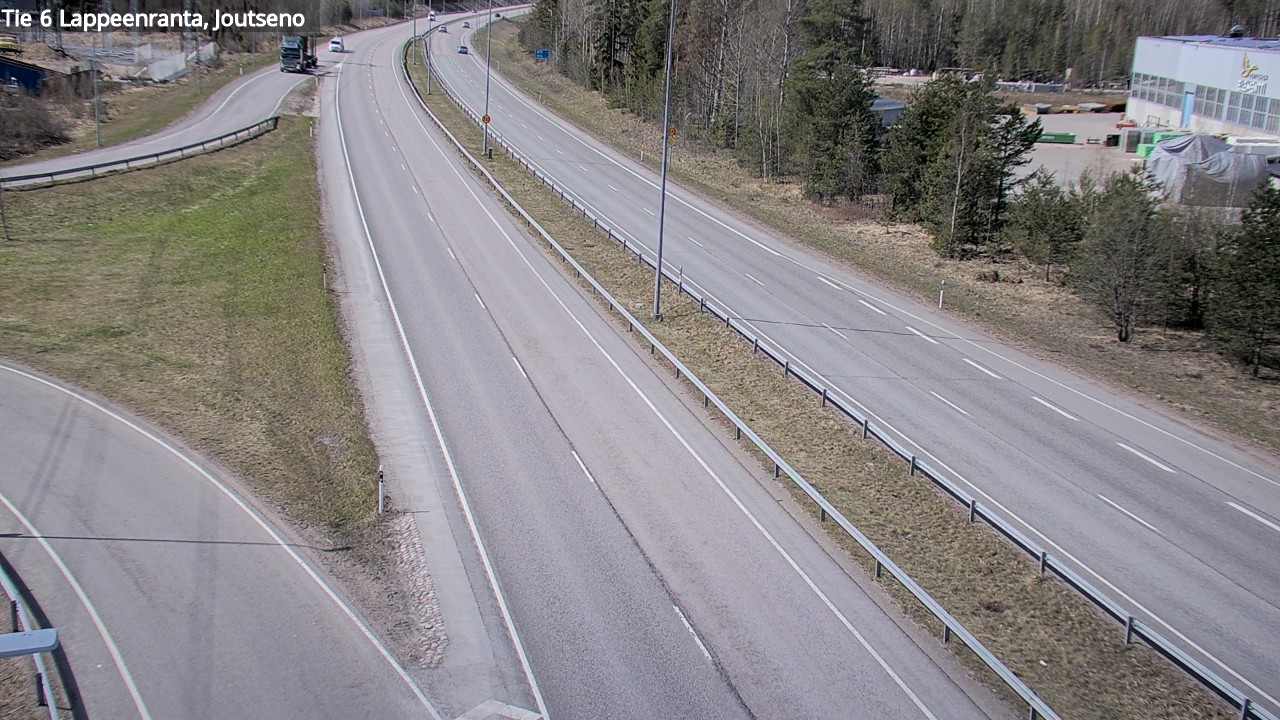 Weather Camera Image Väg 6 Villmanstrand, jotseno, Lappeenranta, Etelä-Karjala