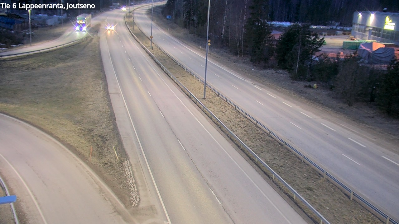 Weather Camera Image Väg 6 Villmanstrand, jotseno, Lappeenranta, Etelä-Karjala