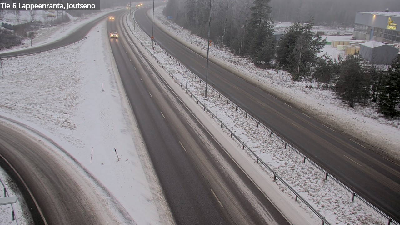 Weather Camera Image Road 6 Lappeenranta, Joutseno, Lappeenranta, Etelä-Karjala