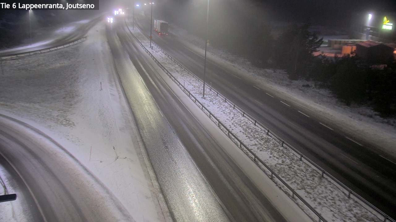 Weather Camera Image Road 6 Lappeenranta, Joutseno, Lappeenranta, Etelä-Karjala