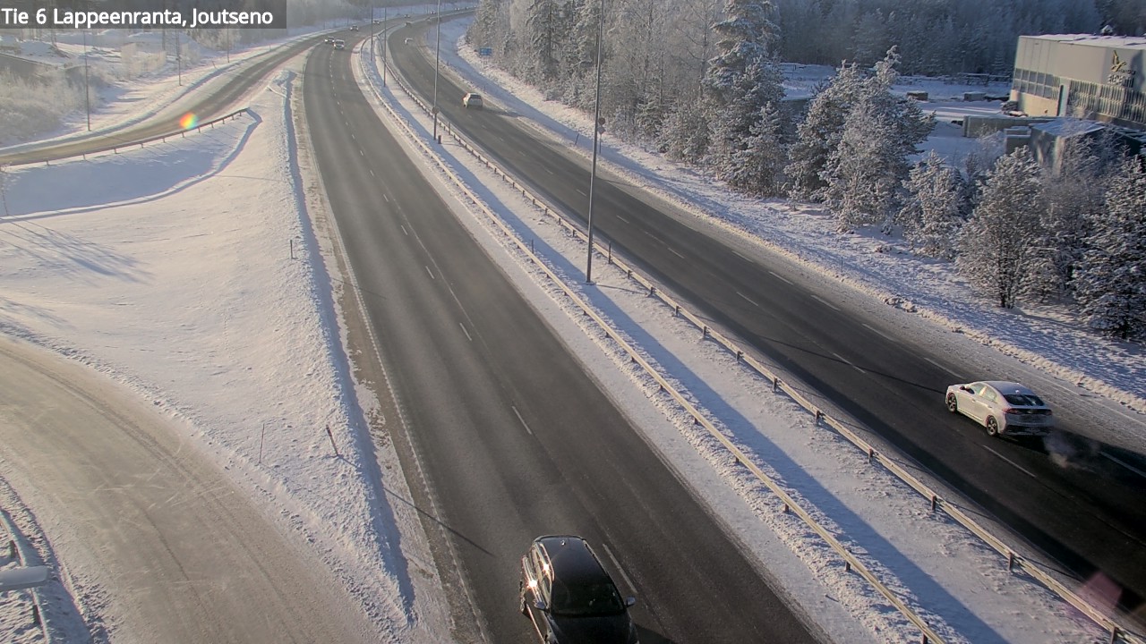 Weather Camera Image Road 6 Lappeenranta, Joutseno, Lappeenranta, Etelä-Karjala