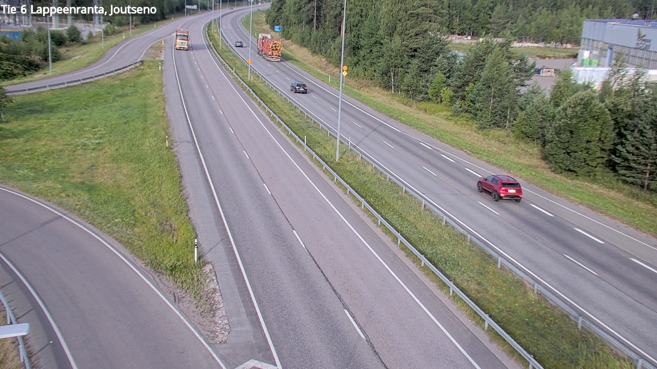 Weather Camera Image Road 6 Lappeenranta, Joutseno, Lappeenranta, Etelä-Karjala