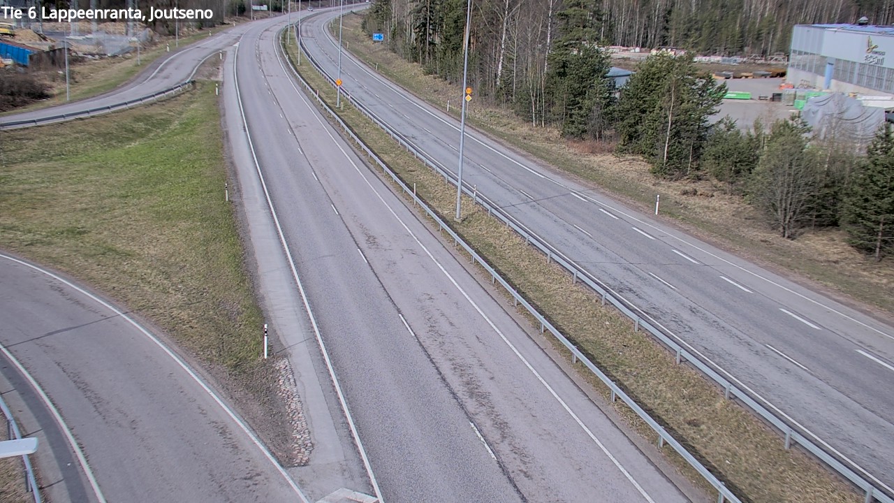 Weather Camera Image Väg 6 Villmanstrand, jotseno, Lappeenranta, Etelä-Karjala