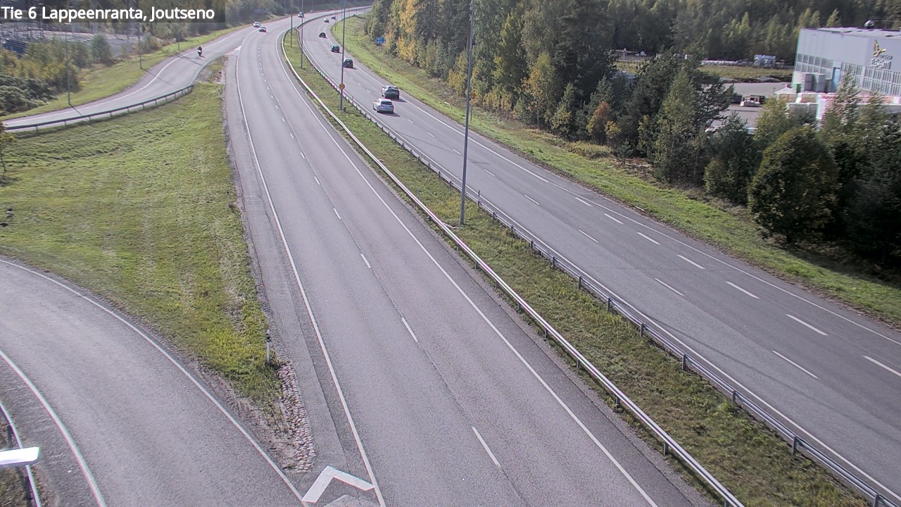Weather Camera Image Road 6 Lappeenranta, Joutseno, Lappeenranta, Etelä-Karjala