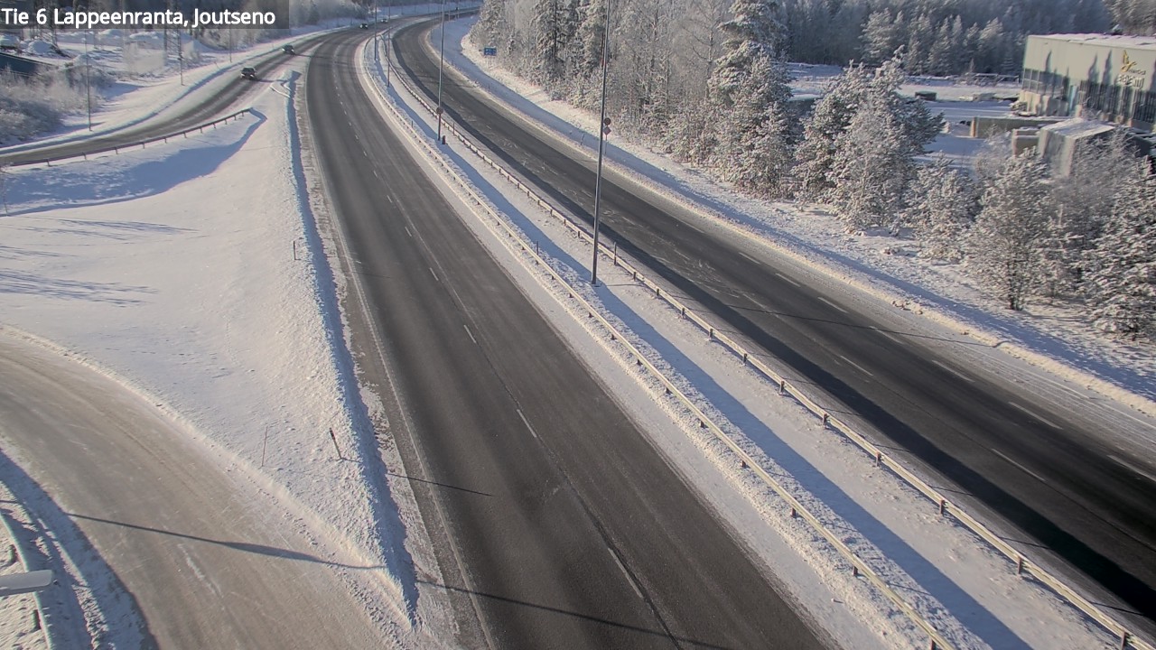 Weather Camera Image Road 6 Lappeenranta, Joutseno, Lappeenranta, Etelä-Karjala